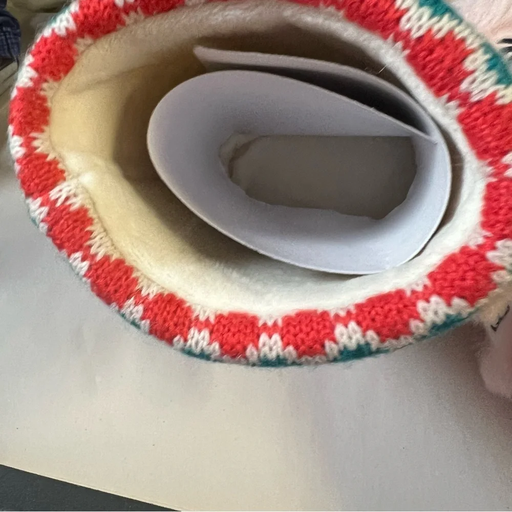 Totes‎ Toasties kids llama slippers size SM